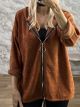 Ste-Cords Velvet Cardigan-91137/Ecai