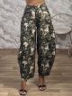 The-Leaves Barrel Pants-5144/Khaki