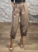Lok-Office Belt Pants-18940/Beige