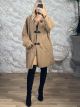 Lok-Hooded JPNS Coat-84207/Camel