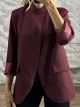 Σακάκι Side Button-49621/Burgundy