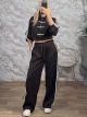 The-Japanese Crop Tracksuit-58698/Chocolat