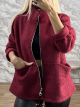 Lil-Boucle Cardigan-2558/Burgundy