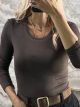 Lil-Viscose Bodysuit/Chocolat
