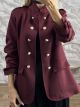 Zoz-Military Blazer-6951/Burgundy