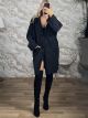 Lok-Hooded JPNS Coat-84207/Navy Blue