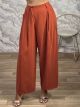 Lil-Viscose CrossedButton Office Pants-26563/Ecai