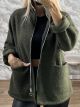 Lil-Boucle Cardigan-2558/Khaki