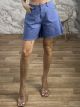 Wide Cotton Shorts-26597/Indigo