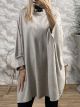 Super Oversized Soft Sweater-7015/Ecru