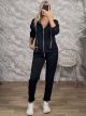 Lil-Viscose Hooded Tracksuit-25706/Black