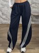 Sar-3Stripe Pants-3809/Navy Blue