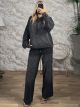 Zero-Faded Strassed Cotton Set-3004/Grey