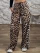 Ton-Leopard Stripes Pants-26547/Leopard