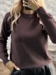 Zoz-RN Glitter Sweater-5217/Chocolat