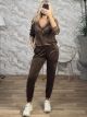 Gyn-Velvet Set-1900/Chocolat