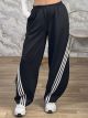 Sar-3Stripe Pants-3809/Black