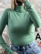 Viscose TurtleNeck Top-7306/Green