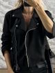 Suede Jacket-3390/Black