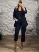Zoz-SuperSoft Suit-80917/Navy Blue