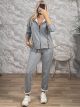 Lil-Viscose Hooded Tracksuit-25706/Grey