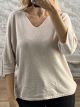 Lil-Lurex Ve Top-2203/Ecru