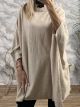 Super Oversized Soft Sweater-7015/Beige