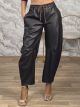 Ton-Leather Pants-50207/Chocolat