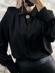 Lok-Pads & Brooch Shirt-89468/Black