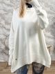 Soft Oversized Sweater-8033/Vanilla