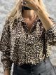 Satin Leopard Shirt-9905/Dark Leopard