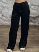 Lok-Soft Velvet Pants-12186/Black