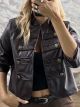 The-Military Leather Jacket-87262/Burgundy