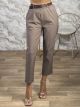 Lok-Viscose Belt Pants-71279/Mocca