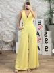 Crep Jumpsuit/Yellow