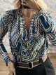 The-Geometric Bodysuit-37074/Petrol