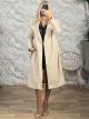 The-Button & Belt Coat-26437/Ecru