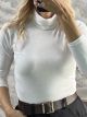 Lil-Viscose TurtleNeck Top/White