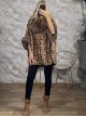 Animal Print Furry Coat-469