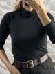 Lil-Viscose TurtleNeck Top/Black