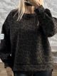 Lil-Leopard Sweatshirt-16245/Chocolat