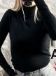 Viscose TurtleNeck Top-7230/Black