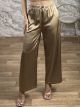 Satin Highwaist Pants-2299/Gold