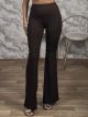 Cabana Elastic Push Up Pants-2722/Chocolat