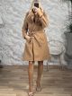 The-Fur&Buttons Coat-3449/Camel
