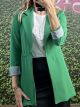Σακάκι Classy Long-Stripes/Green