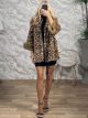 The-Animal Print Furry Coat-248515/Camel