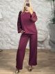 Ste-Sequins Set-3289/Burgundy