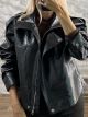 Lil-Leather Jacket-1025/Black