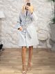 The-Fur&Buttons Coat-3449/Grey